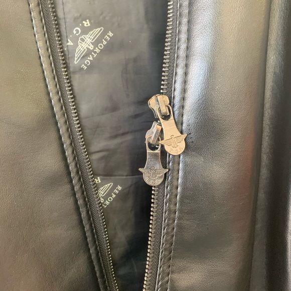 Black Leather Jacket - Picture 3 of 4